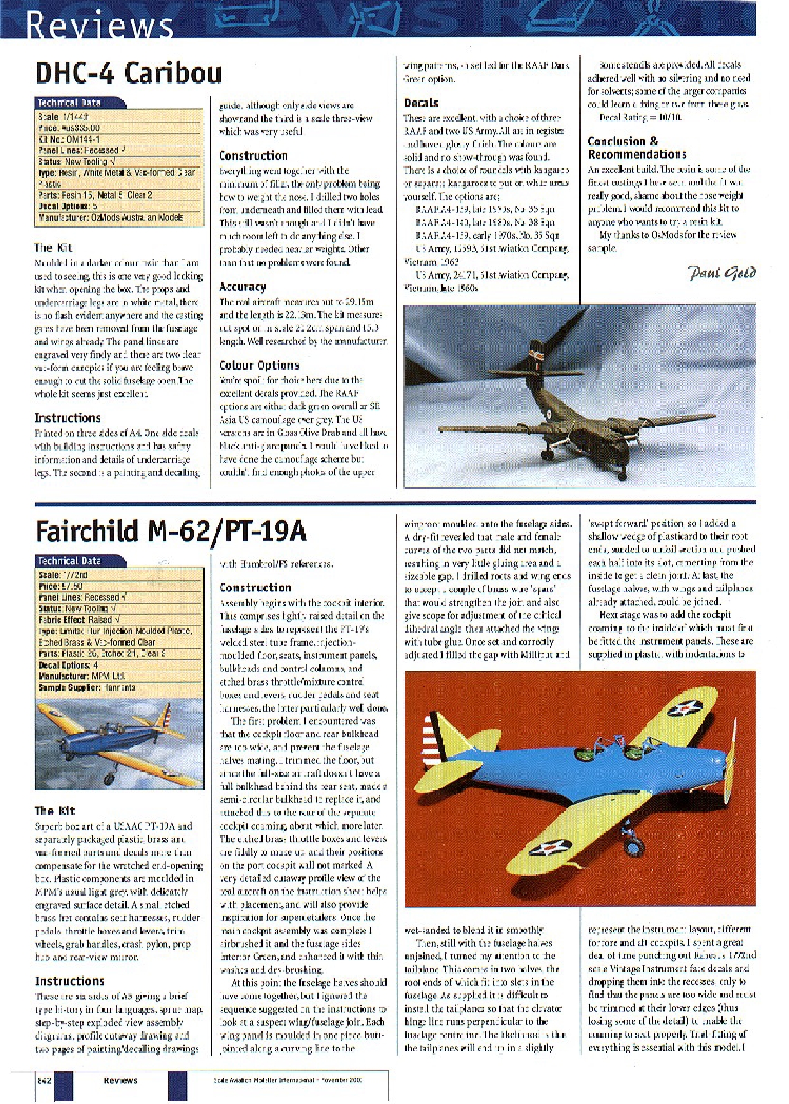 Scale Aviation Modeller International 2000-11